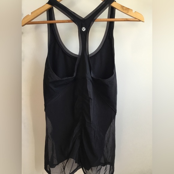 Sporty, Stylish Lululemon Tank. Beautiful Mesh Details with Mesh, Rushed Back. - Picture 3 of 3